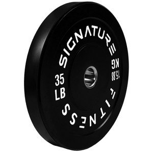 Kumasinova 2" Dia Olympic Weight Plates,Rubber Olympic Barbell Plates for Strength Training,Many Options - 1 of 4