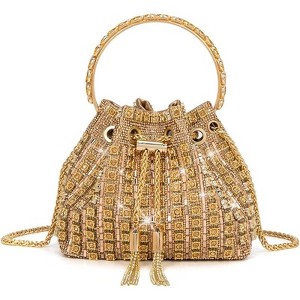 Diamond Evening Bag Clutch Purses for Women Rhinestone Purse Glitter Handbag for Party Wedding - 1 of 4
