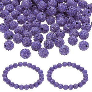 Unique Bargains Small Bead Spacers Rondelle Spacer Beads for Jewelry Making Bracelets 150 Pcs - 1 of 4