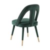 TOV Furniture Petra 19.3" Transitional Velvet Side Chair in Green - 4 of 4