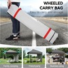 Foldable Canopy Wind Tunnel Tent,Portable Pop Up Patio Tent, Outdoor Tent 10 x 10 ft,Waterproof Windproof UV Proof, Stall Tent with Hand Bag, Black - 4 of 4