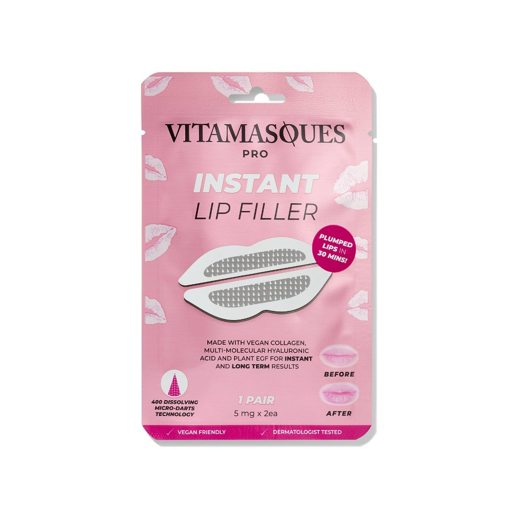Photos - Facial / Body Cleansing Product Vitamasques Instant Lip Filler Patch - 10mg