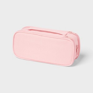 Triple Zip Multicompartment Pencil Case Pouch - up&up™ - 1 of 4