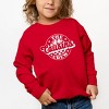 The Juniper Shop The Cousins Crew Checkered Toddler Sweatshirt - 3 of 4