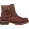 GC Shoes Valli Knit Cuff Buckle Ankle Boots - 2 of 4