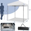 Tangkula Patio 6.6 x 6.6ft Outdoor Pop-up Canopy Tent UPF 50+ Portable Sun Shelter - image 4 of 4