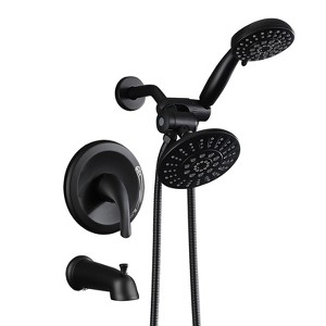 PROOX Single Handle 30-Spray Shower Faucet with Dual Shower Heads and Tub Spout - 1 of 4