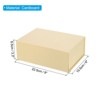 Unique Bargains Easy to Assemble Durable Cardboard Gift Box with Lid - 2 of 4