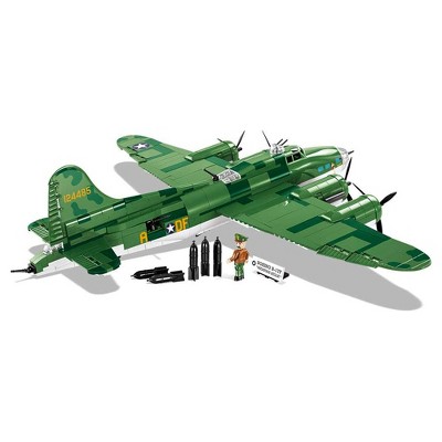 COBI 5707 Historical Collection Boeing B-17F Flying Fortress Memphis Belle Plane Model Kit with 920 Pieces for Children 12 and Up, Multicolor