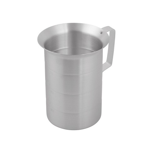 Winco Aluminum Measuring Cups, 4 Quart