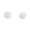 John Bead 2in White Pom Poms for Crafts DIY Art Creative, 50pcs - 2 of 4