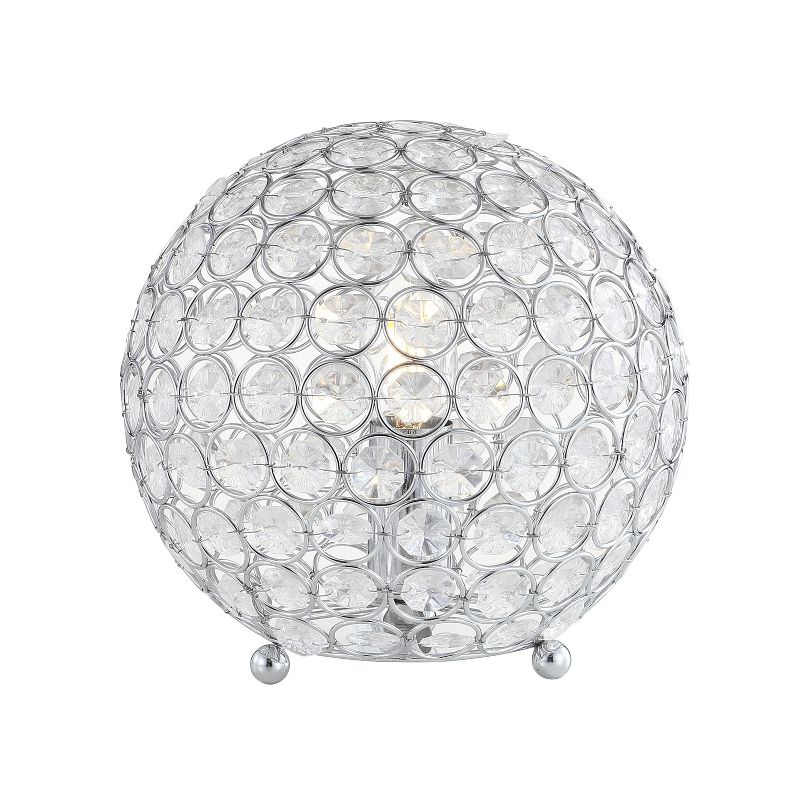8.25&#34; Acrylic/Metal Gemma Table Lamp (Includes LED Light Bulb) Clear - JONATHAN Y, 1 of 6