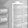 6-Layer Carbon Steel Door Hanging Basket Layered Storage Rack Bathroom Supplies Bedroom Door Behind The Hole-Free Wall-Mounted Gap Storage Rack - 4 of 4