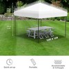 10x10 Pop Up Canopy Tent Outdoor Canopy with 1 Removable Sidewall, Commercial Instant Tent Shelter - 4 of 4