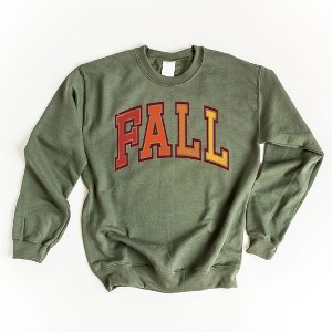 Simply Sage Market Women's Graphic Sweatshirt Varsity Fall Ombre - 1 of 2