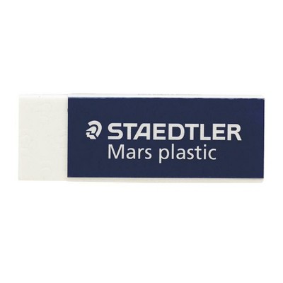 Staedtler Plastic Eraser Latex-free 2-1/2"x7/8"x1/2" 4/PK WE 52650BK4