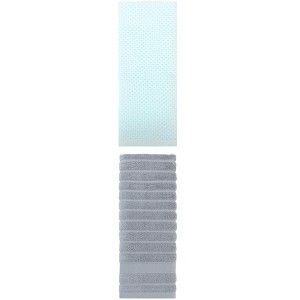 REGALWOVEN Solid Cotton Decorative Hand Towels for Bathroom Hotel and Spa 14" x 30"/13" x 30" 2 Pcs - 1 of 4