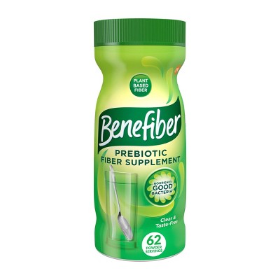 Benefiber Prebiotic Sugar Free Fiber Supplement Powder - 8.7oz (62 servings)