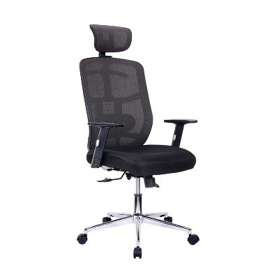 Techni Mobili  Truly Ergonomic Mesh Office Chair with Headrest