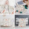 Lomsoe Merry Christmas Flannel Throw Blanket - Dragonfly Printed, Soft Plush for Bedroom, Couch, Sofa. - 3 of 4