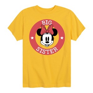 Girls' - Disney - Minnie Big Sister Short Sleeve Graphic T-Shirt - 1 of 4