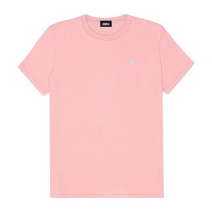 Dalix Lil Heart Face Embroidered Lightweight Relaxed Jersey Tee Summer Cute Short Sleeve T Shirt Womens - 1 of 4