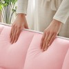 Okak Modern Adjustable Pull-Out Sofa Bed with Side Pockets & Phone Stand,Comfy Velvet Loveseat Sleeper Sofa for Living Room,Apartment - 4 of 4