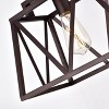 Chloe Lighting Ironclad Industrial 5 Light Oil Rubbed Bronze Island Pendant Ceiling Fixture 35" Wide - 3 of 4