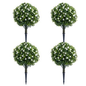 Artificial Topiary Trees with Ground Spike for Indoor and Outdoor - 1 of 4