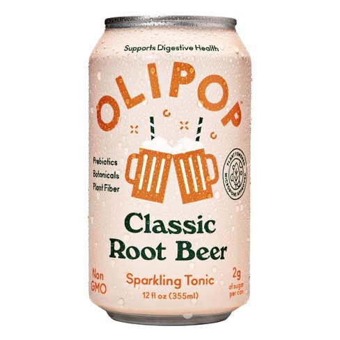 OLIPOP Classic Root Beer Sparkling Tonic - 12 fl oz - image 1 of 4