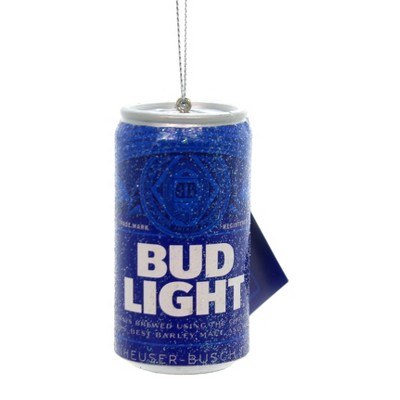 Holiday Ornament 3.0" Bud Light Beer Can Anheuser-Busch Alcohol  -  Tree Ornaments