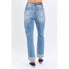 Women's High Waist Patch Pocket & Destroy friend Jean - Judy Blue - 3 of 4