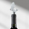 Unique Bargains Fish Wine Stopper Aluminum Alloy TPR Black Silver Tone 4.33"x1.61"x0.83" 1 Pc - 2 of 3