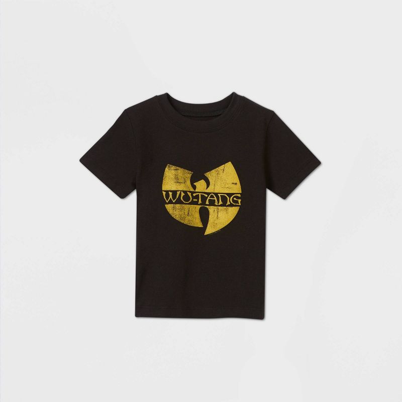 Toddler Boys' Hip Wu Tang Short Sleeve T-Shirt - Black, 1 of 9