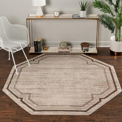 Unique Loom Oasis Collection Area Rug - Fountain