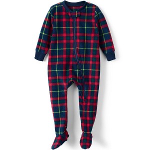 Lands' End Kids Footed Fleece Sleeper - 1 of 2