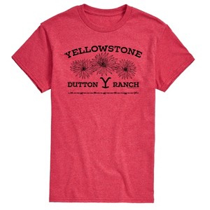Men's - Yellowstone - Yellowstone Wildflowers Short Sleeve Graphic T-Shirt - 1 of 4