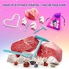 GirlZone Unicorn Gemstones Discovery Dig Kit, 13 Gemstone Dig Filled with Slime and Precious Gems to Crack Open, for Kids - 3 of 4