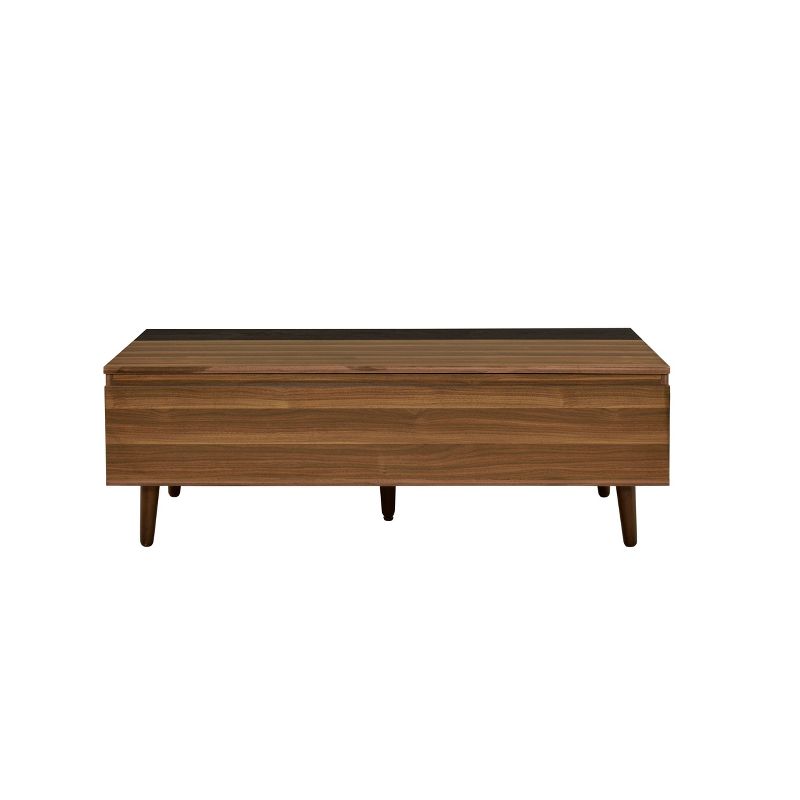 Avala Coffee Table with Lift Top Walnut/Black - Acme Furniture, 4 of 8