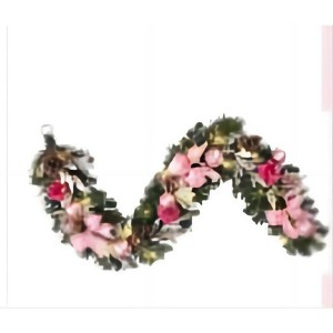 Snow-Covered Multicolored Pine Needle PVC Mixed Front Door Fireplace Christmas Wreath Vine Decoration - 1 of 1