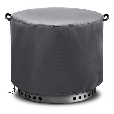 Akefit Outdoor Round Grill Cover Waterproof BBQ Patio Heater Protector Gray 22in