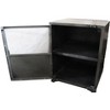 HomeRoots 20" Silver Metal Accent Cabinet With Two Shelves - 4 of 4
