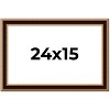 PosterPalooza | Weathered Gold Picture Frame - UV Acrylic, Backing Board, Hanging Hardware Included - 2 of 4