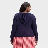 Women's Open Stitch Hooded Pullover Sweater - Universal Thread™ - 2 of 3