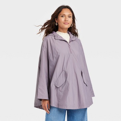 Women's Adaptive Hooded Rain Coat - A New Day™