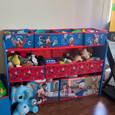 Mickey mouse multi bin deals toy organizer