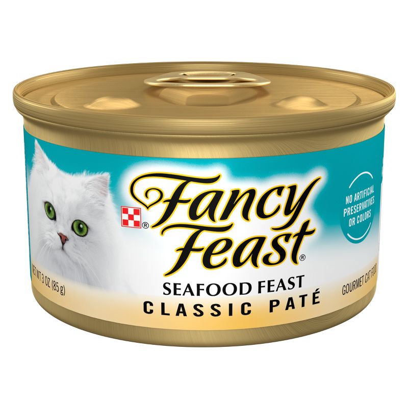 Purina Fancy Feast Classic Pate Wet Cat Food Can - 3oz, 1 of 10