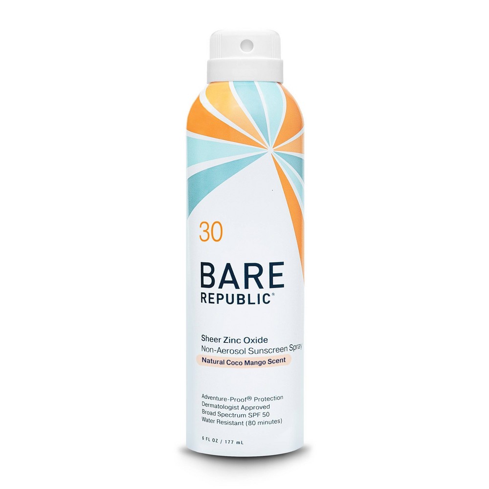 Photos - Sun Skin Care Bare Republic Coco Mango Mineral Spray - SPF 30 - 6 fl oz