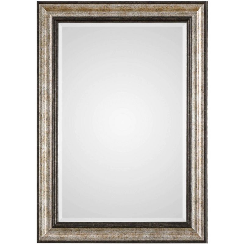 Uttermost Shefford Silver and Bronze 31" x 43" Rectangular Wall Mirror, 1 of 4