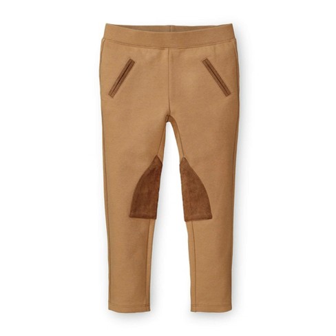 Hope & Henry Girls' Ponte Riding Pant (honey Brown, 12-18 Months) : Target